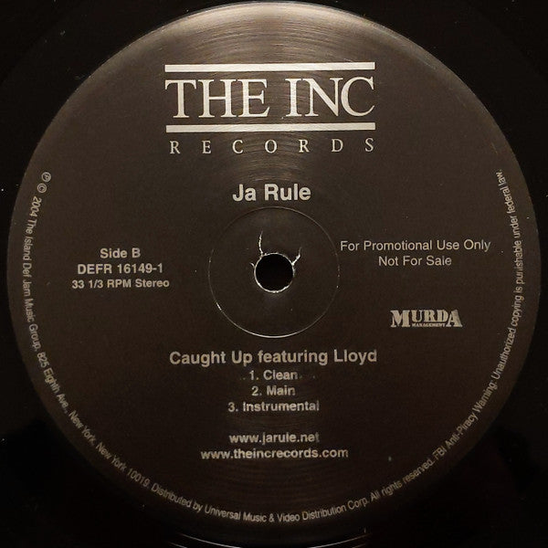 Ja Rule Feat. R. Kelly & Ashanti : Wonderful (12", Single, Promo)