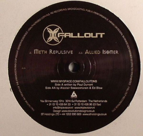 Meth / Allied : Repulsive / Isomer (12", Single)