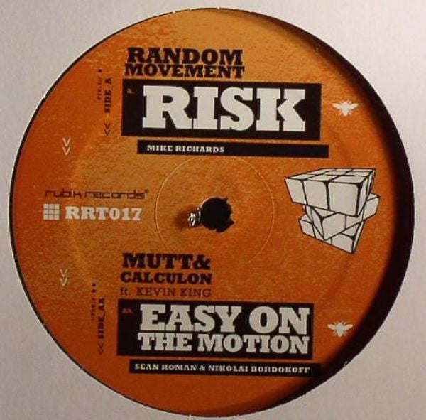 Random Movement / Mutt & Calculon Feat. Kevin King (6) : Risk / Easy On The Motion (12")