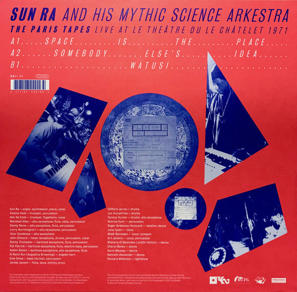 The Sun Ra Arkestra : The Paris Tapes: Live At Le Théâtre Du Châtelet 1971 (LP, Album)