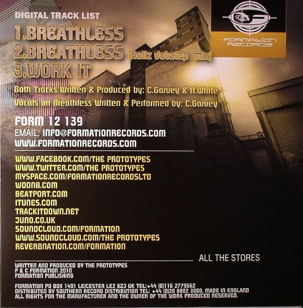 The Prototypes : Breathless / Work It (12")