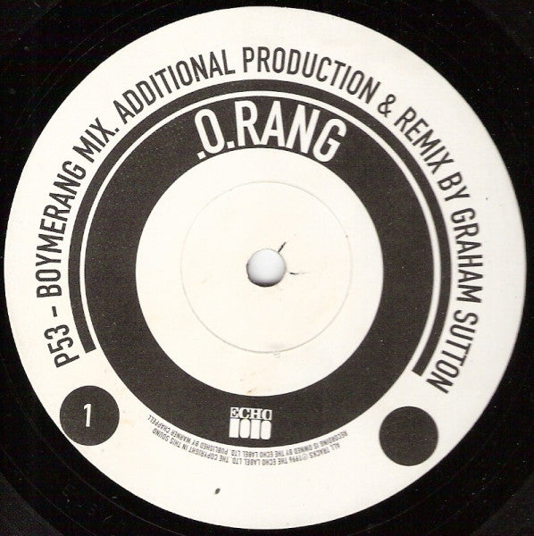 .O.Rang : P53 (Boymerang Mix) (12", Single)