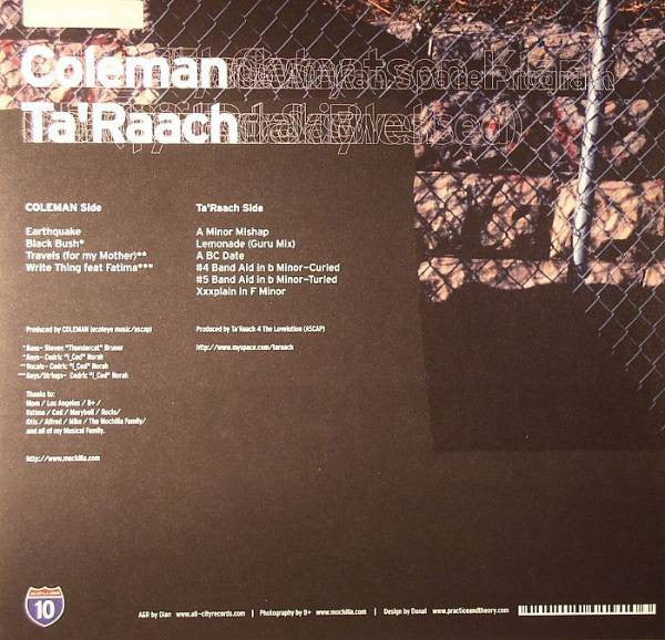 Eric Coleman / Ta'Raach : Los Angeles 9/10 (10")
