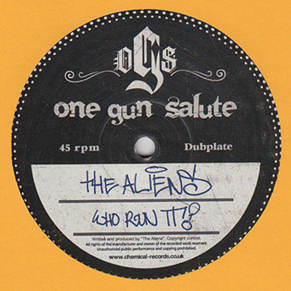 The Aliens (6) : Who Run It? (12")