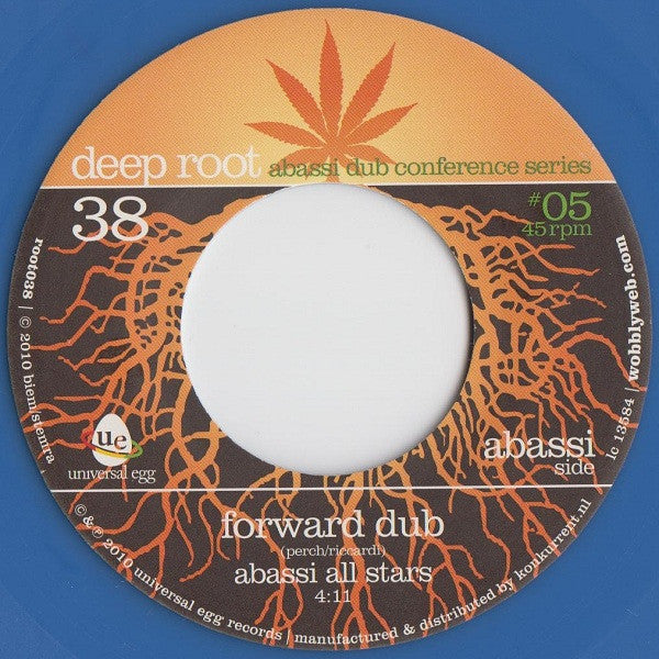 Abassi All Stars / Marta Riccardi : Forward Dub / Forward (7", Blu)