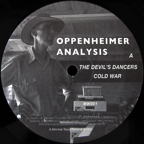 Oppenheimer Analysis : Oppenheimer Analysis (12", EP, Ltd, Num, RM, RP)