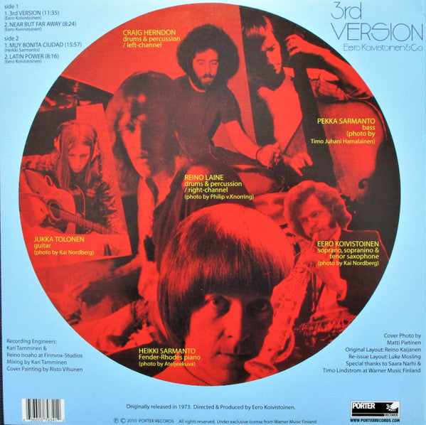 Eero Koivistoinen & Co. : 3rd Version (LP, Album, Ltd, RE, 180)