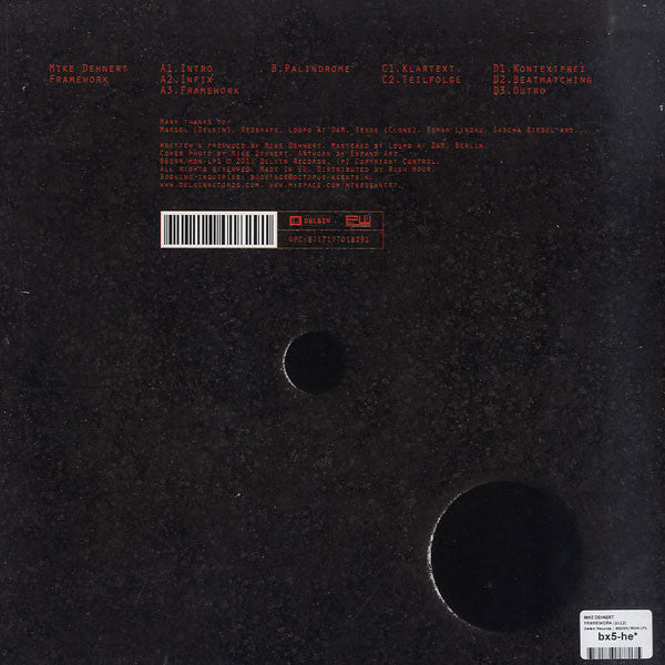 Mike Dehnert : Framework (2xLP)