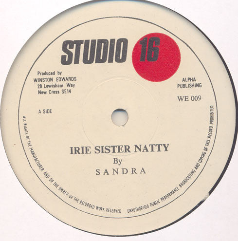 Sandra* : Irie Sister Natty (12")