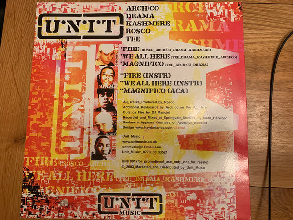 U.N.I.T : Fire 12" (12")