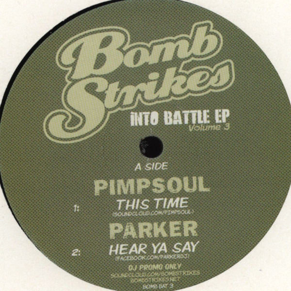 Pimpsoul / Parker (7) / Slynk / Neon Steve : Into Battle EP Vol 3 (12", EP, Promo)