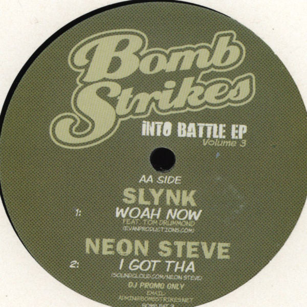 Pimpsoul / Parker (7) / Slynk / Neon Steve : Into Battle EP Vol 3 (12", EP, Promo)