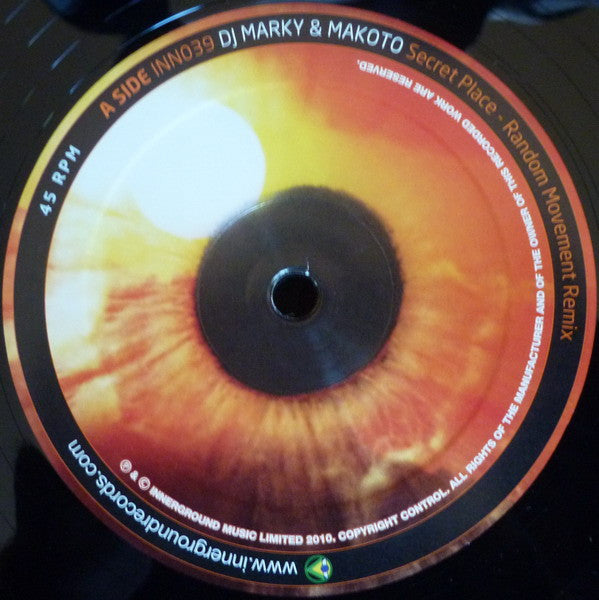DJ Marky & Makoto / DJ Marky & S.P.Y. : Secret Place (Random Movement Remix) / Days Go Slow (Makoto Remix) (12")