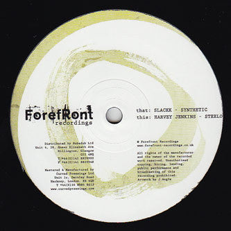 Slackk / Harvey Jenkins : Synthetic / Steelo (12")