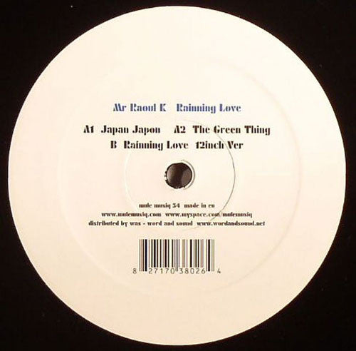 Mr Raoul K : Rainning Love (12")