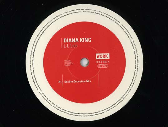 Diana King : L - L - Lies (12", Promo)