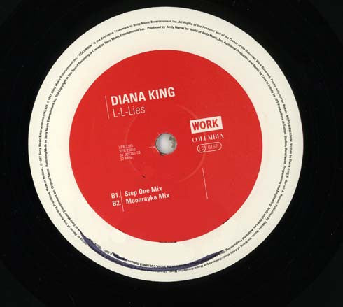 Diana King : L - L - Lies (12", Promo)