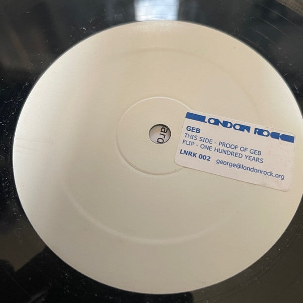 Geb : Proof of Geb (12", W/Lbl)