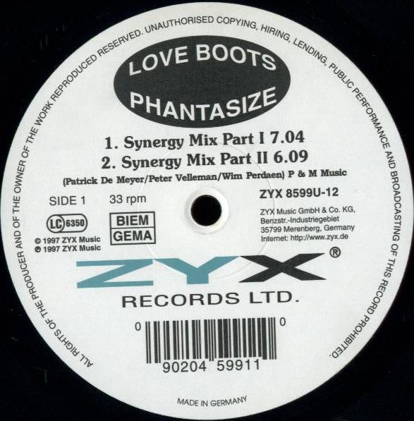 Love Boots : Phantasize (12", Promo)