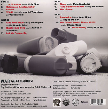 Pharoahe Monch : W.A.R. (We Are Renegades) (2xLP, Album)
