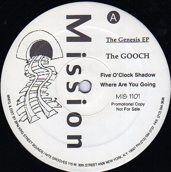 The Gooch The Todd G. Project Todd Gardner : The Genesis Ep (12", EP, Promo, TP)