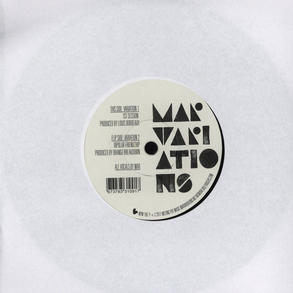 Mar (2) : Mar Variations 1 + 2 (7", Single, Ltd)
