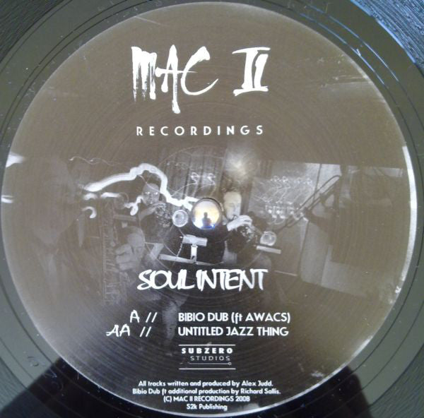 Soul Intent : Bibo Dub / Untitled Jazz Thing (12")