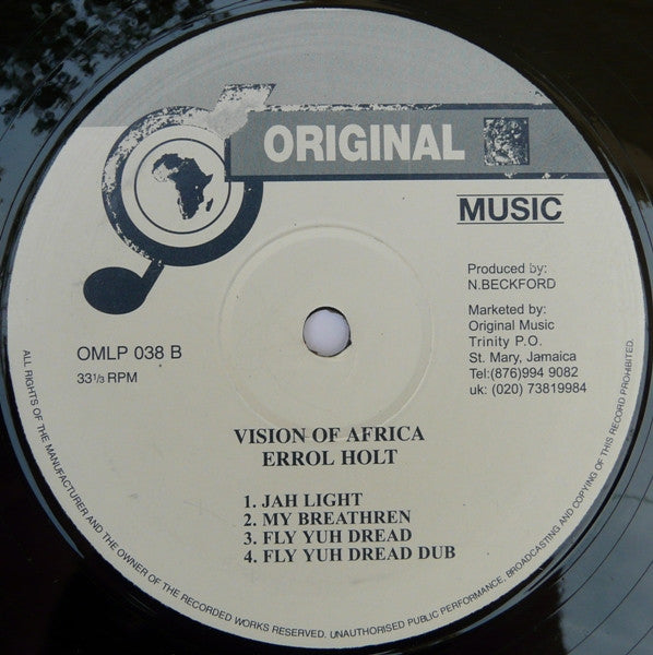Errol "Flabba" Holt : Vision Of Africa (LP, RE)