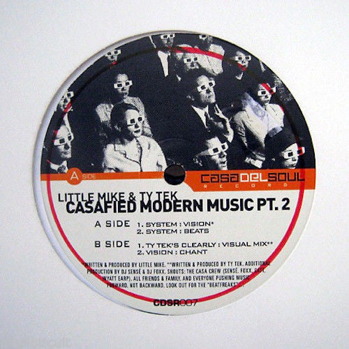 Ty Tek & Little Mike : Casafied Modern Music Part 2 (12")