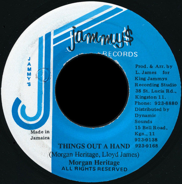Morgan Heritage : Things Out A Hand (7")