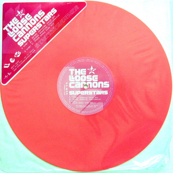 The Loose Cannons : Superstars (12", Promo, Pin)