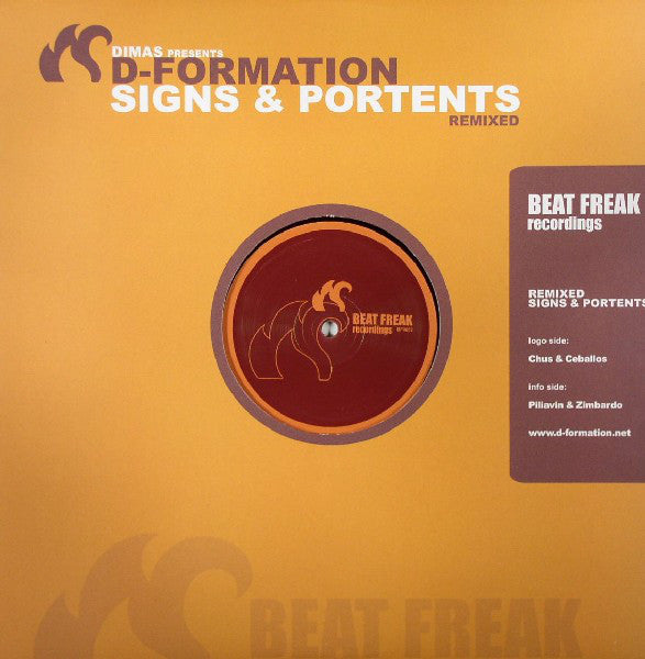 Dimas Carbajo Presents D-Formation : Signs & Portents: Remixed (12")