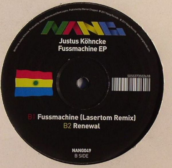 Justus Köhncke : Fussmachine EP (12", EP)