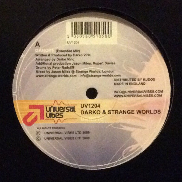 Darko & Strange Worlds : Danote (12")