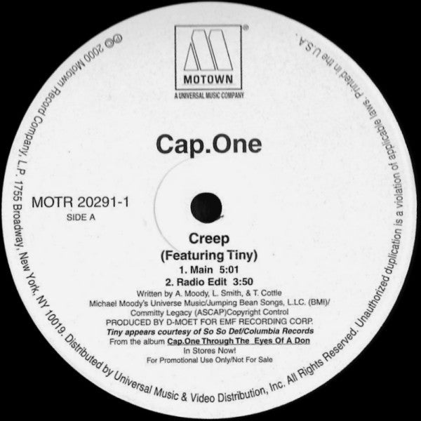 Cap.One : Creep (12", Promo)