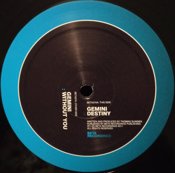 Gemini (40) : Without You (12", EP)
