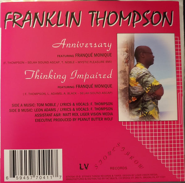 Franklin Titus Thompson III : Anniversary (7")