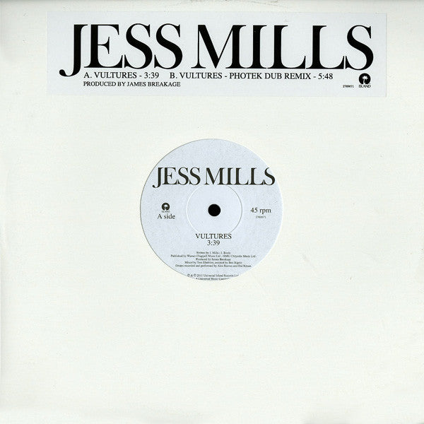 Jess Mills : Vultures (10")