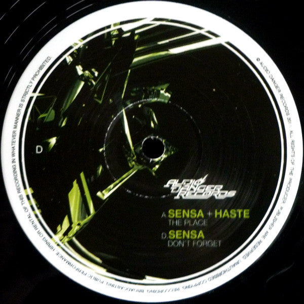 Sensa + Haste (4) / Sensa : The Place / Don't Forget (12")