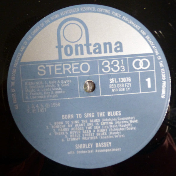 Shirley Bassey : Born To Sing The Blues (LP, Comp)