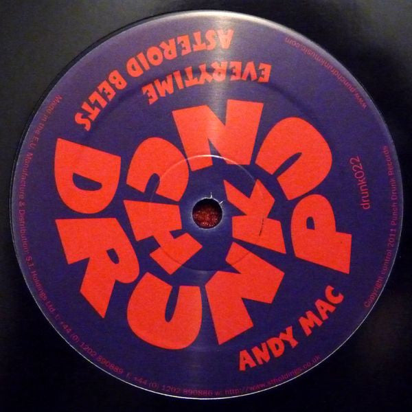 Andy Mac (7) : Everytime / Asteroid Belts (12")