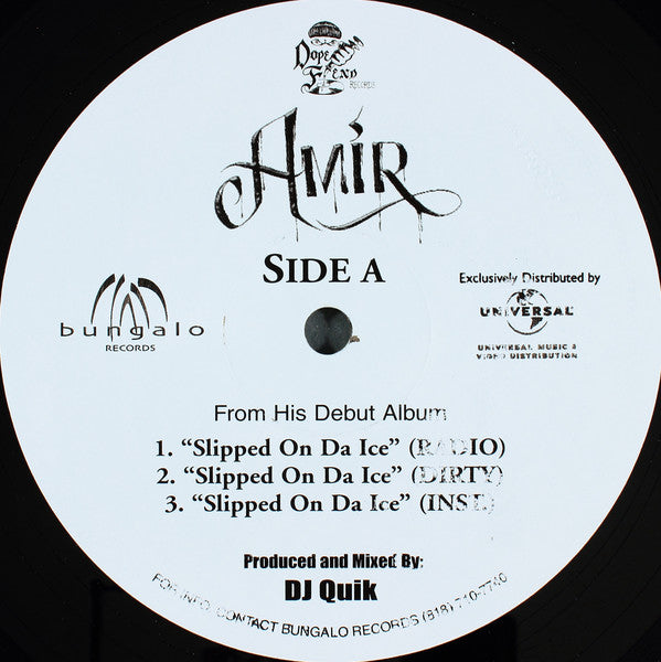 Amir (6) : Slipped On Da Ice (12", Single)