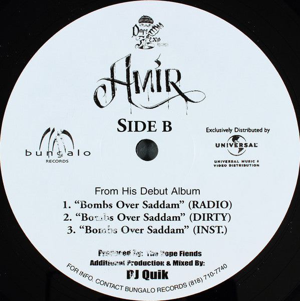 Amir (6) : Slipped On Da Ice (12", Single)