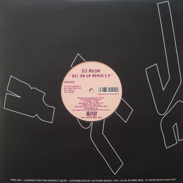 DJ Rush : Get On Up Remix E.P. (12", EP)