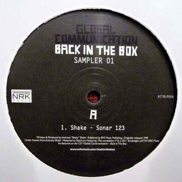 Global Communication : Back In The Box (Sampler 01) (12", Smplr)