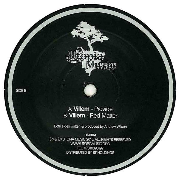 Villem : Provide / Red Matter (12")