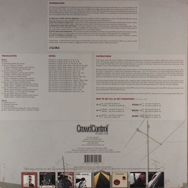 Nicknack : Soundcraftsman Volume 1 (LP)