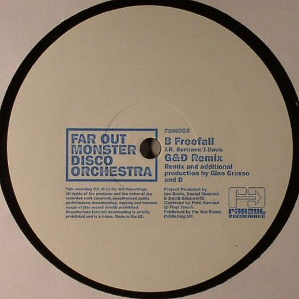 Far Out Monster Disco Orchestra : Freefall (12")