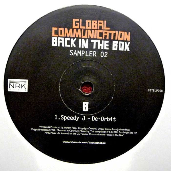 Global Communication : Back In The Box (Sampler 02) (12", Smplr)