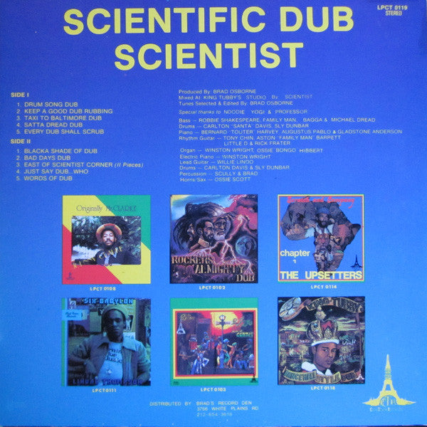 Scientist : Scientific Dub (LP, Album, RE)